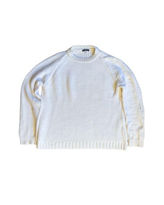 Ann DeMeulemeester white knit